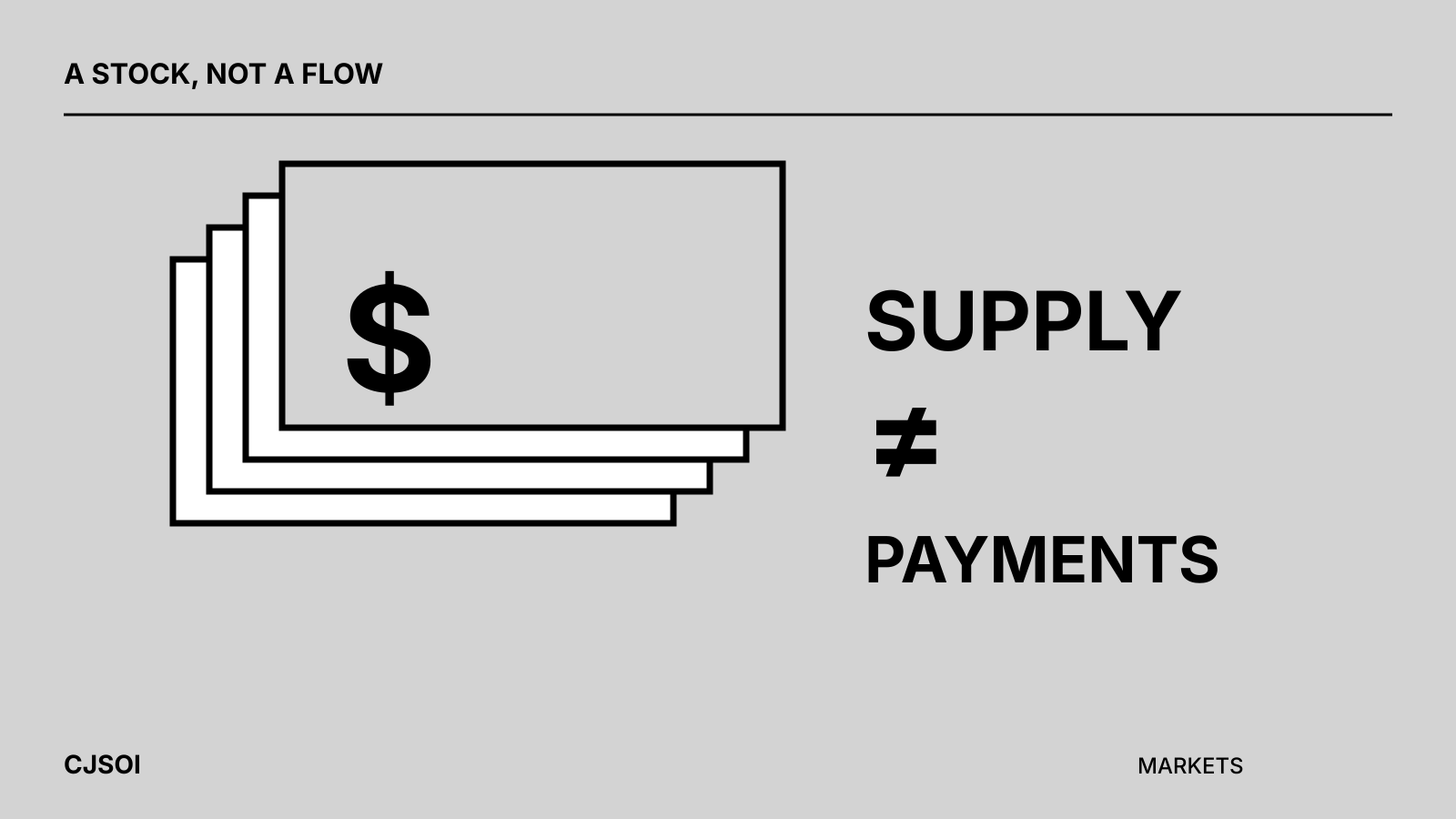 Stablecoin supply distinguished from payment flows